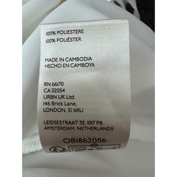 Maeve Anthropologie Ivory Balloon Pants Drawstring Waist Wide Leg Medium - Picture 11 of 12